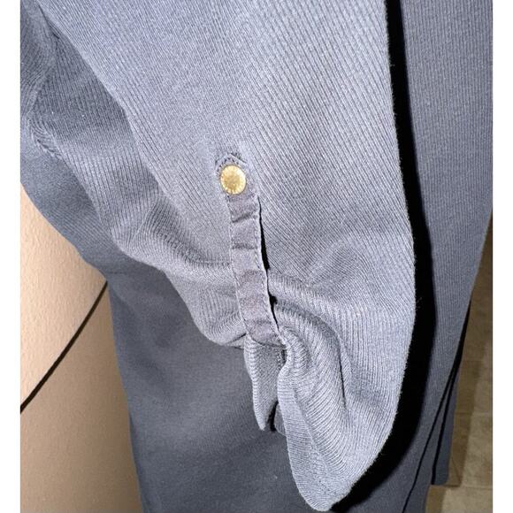 Lauren Ralph Lauren Womens Top Black V-Neck Buttons Short Sleeve Size XL - Picture 3 of 7